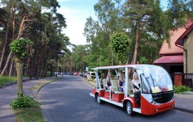 Transport osób na wydmy ruchome w Łebie